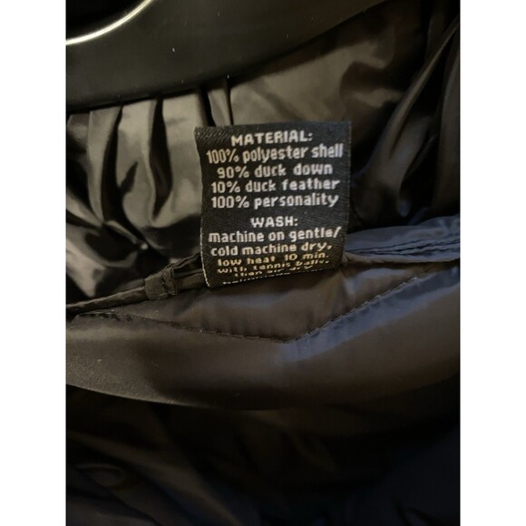 Heim-Made Lumber Jacket Puffer Red Black Plaid Women XL Down Hooded Pullover EUC - Picture 8 of 16